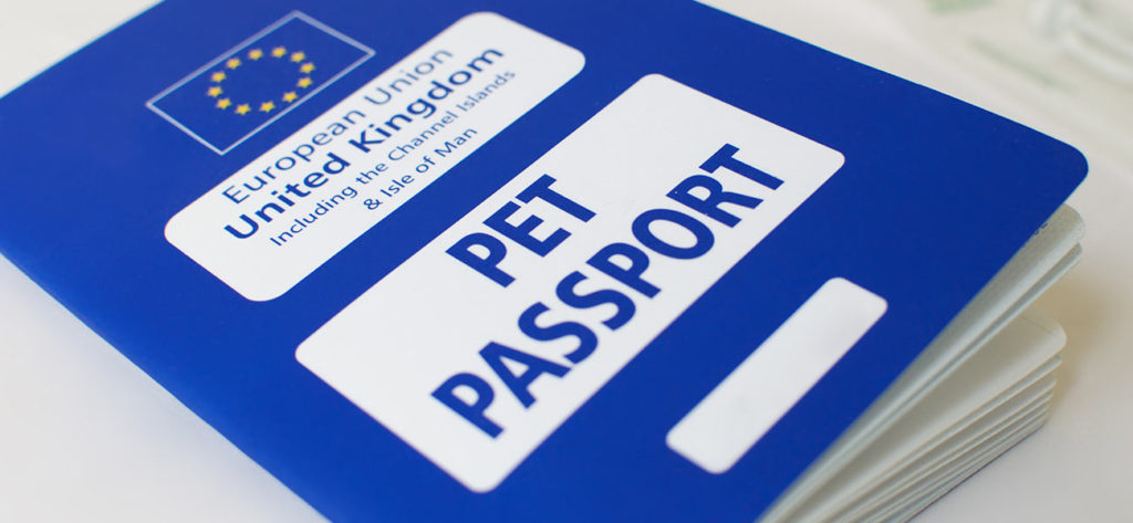 Image of a current Blue European Union Pet Passport